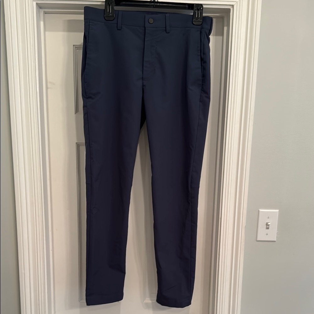 Banana Republic Men's Navy Stretch Performance Pants